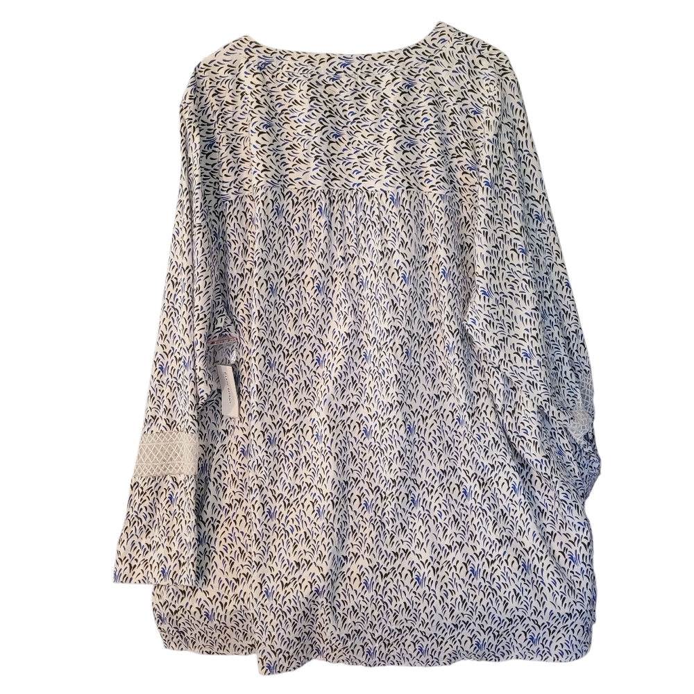 NWT Lane Bryant button down flowing tunic top - 22/24. G58 - Picture 9 of 11